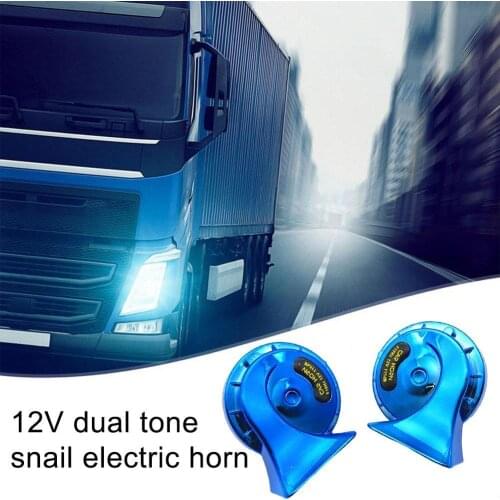 12V Waterproof 115dB Universal 12V 420DB Electric Air Horn Loud Raging Sound Car Truck Boat Siren Auto Replacement Parts