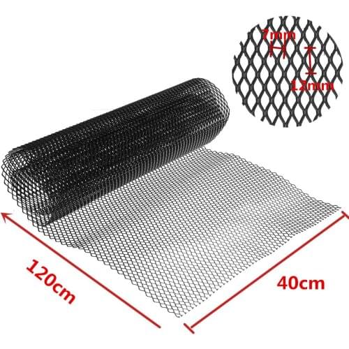 120x40cm 12x7mm Car Bumper Racing Grill Aluminium Air Vent Mesh Grille Universal