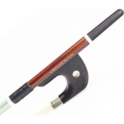 4/4 Size 120BG BASS BOW Hybrid Carbon Fibre Stick High Quality Ebony Frog Premium Horsehair Bass Accessories