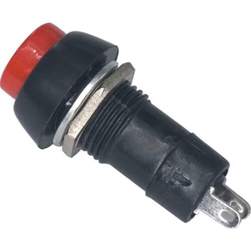 5 pcs/lot PBS-11 12mm Self-locking 250V 3A Push Button Switch Metal Tactile Micro Interruptor Bouton Poussoir 6 color