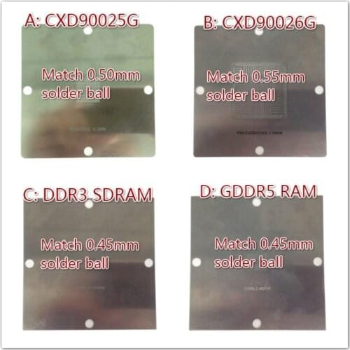 4pcs/lot 90mm PS4 Stencil suitable BGA soldering station reballing tools