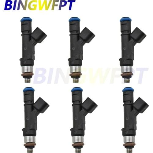 6Pcs OEM 0280158119 Fuel Injectors Nozzle For 2007-2010 Jeep Dodge Chrysler 3.3/3.8L V6