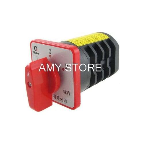 AC 380V 20A on/off/on 3 Position Rotary Cam Universal Changeover Switch
