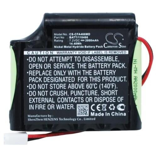 Cameron Sino 2000mAh battery for CEFAR Myo 4 Max MYO REH AB4 Rehab 4 120466 BATT/110466 for GLOBUS Activa 300