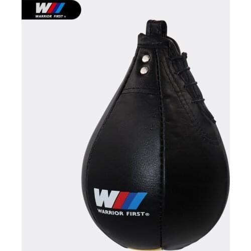 Boxing Speed Ball Pear Shape Top Quality Leather Speed Bag Boxing Punching Bag Swivel Speedball Exercise Fitness Training Ball