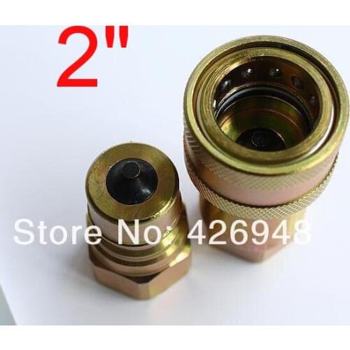 2'' BSP port size Hydraulic Quick Coupler ISO7241A ,3000PSI CLOSE quick release coupling,Compatible with PARKER 6600 FASTER ANV