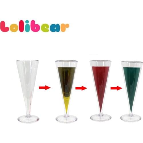 Chameleon Champagne Magic Tricks Stage Magia Glass Color Change Magie Mentalism Illusion Gimmick Props Accessories Bar Party