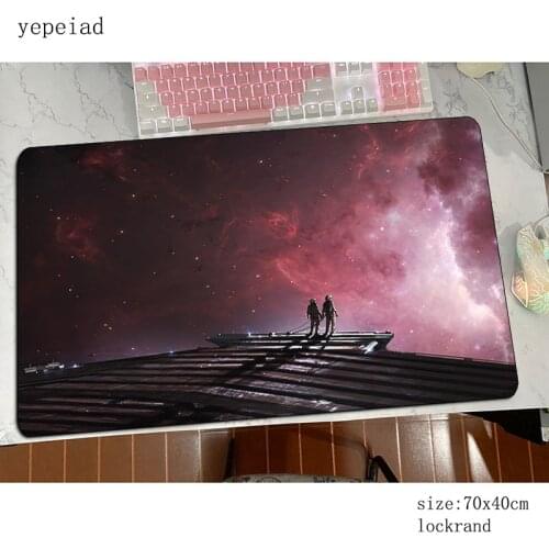 Sci Fi Astronaut mousepad gamer home 70x40cm gaming mouse pad Mass pattern notebook pc accessories laptop padmouse ergonomic mat