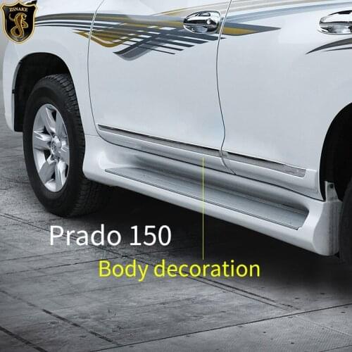 Toyota Prado 150 body chrome-plated decorative door parts exterior original design door paint side body shape