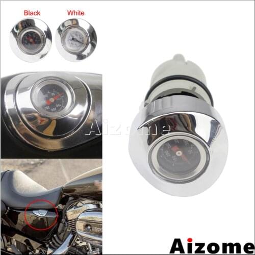 Motorcycle Aluminum Oil Temperature Dipstick For Harley 2004-2019 Sportster XL1200L SuperLow XL883 Custom Oil Plug Temp Gauge