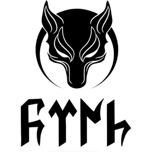 Cartoon Car Sticker Turk Wolf Turkey with Vinyl Auto Accessories Car Window Car Styling Decal PVC 16cm*12cm Cover Scratches