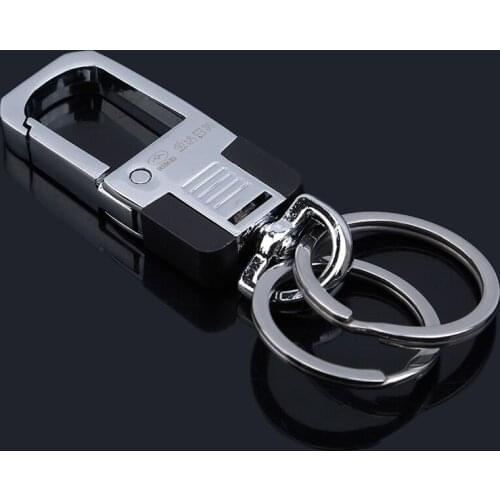 Men Luxury Car Keychain Metal Design Unique Keychain For Car Key Style Auto Decoration Accessories