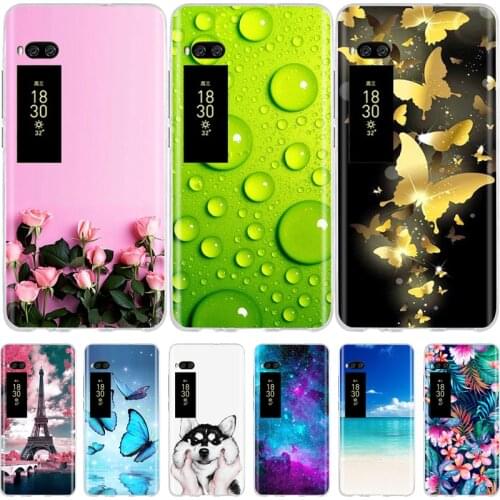 Soft Silicon Case For Meizu Pro 7 Cute Cartoon Flower Soft TPU Case For Meizu Pro 7 Plus Case Coque For Meizu Pro7 7Plus Cover