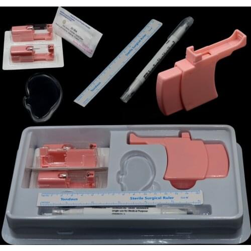 Instrument Box Piercing Gun Starter Kit with Dolphin Mishu 316L Stainless Steel Ear Stud Dispossable Sterile Piercing Stud Set