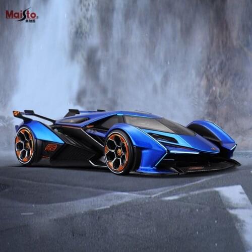 NEW Maisto 1:18 Lamborghini V12 VISION GRAN TURISMO car modle alloy simulation collection gift toy Die casting model boy toy