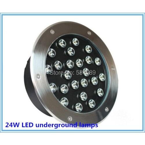 24W LED underground lamps Buried lighting floor lamp,waterproof IP65, 220V 110V