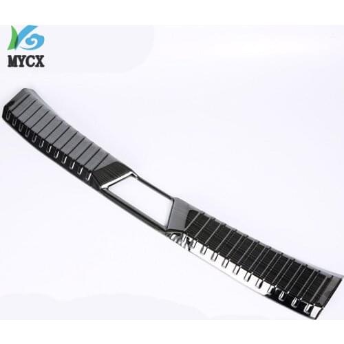 Built Rearguards Rear bumper protector scuff plates For MAZDA CX-3 CX3 2016 2017 2018 2019 auto accessories 1pcs