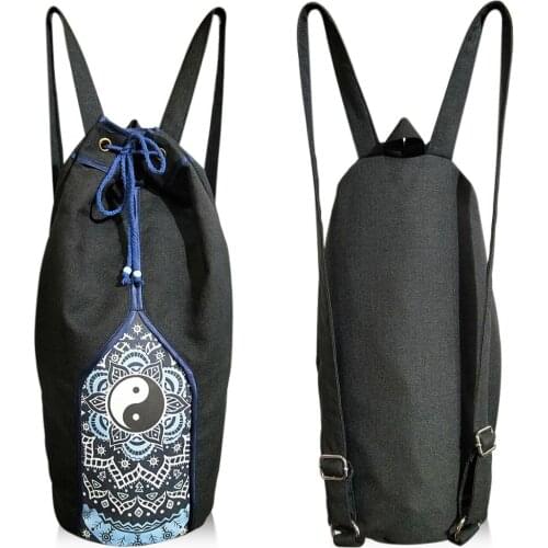 Top quality cotton&linen taoism bags shaolin Monks bag taoist gourd backpack tai chi taiji kung fu martial arts bags