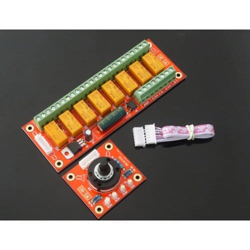 WZ-60 Assembled 4 way AES audio switch board XLR balanced audio signal selection