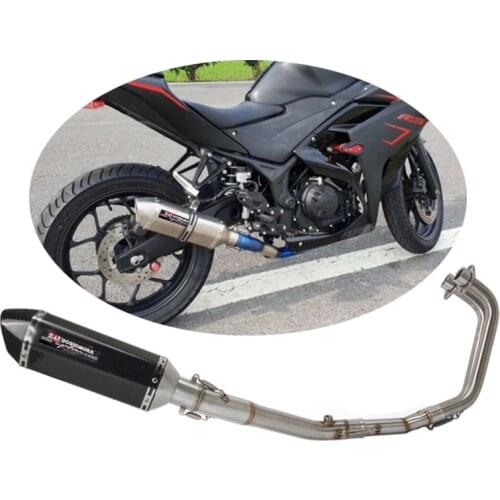 YZF-R25 Full Motorcycle Exhaust System For Yamaha R25 R3 MT03 Yoshimura slip-on Muffler Escape moto Silencer Front Link Pipe
