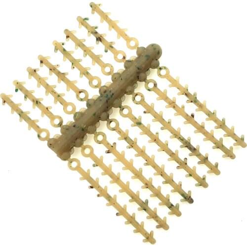 3 cards carp fishing camo bait holder screw boilies hook sleeve quick change beads hook link leader spinner swivel