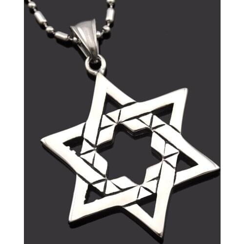 Dolaime New women star necklace in stainless steel female gift rock style pendant jewelry GP023