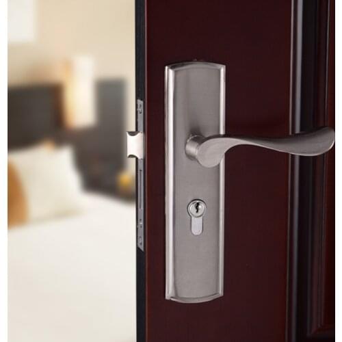 Modern Style Door lock Interior Room Aluminum Handle Lock For Wooden Door
