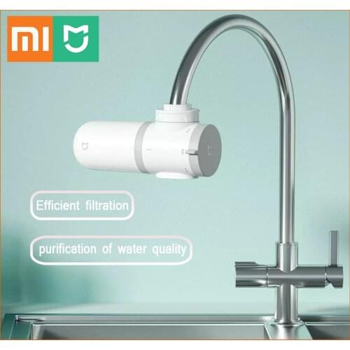 Xiaomi Mijia Faucet Water Purifier Bathroom Tap Filtration Cleaner Kitchen Rust activated carbon Percolator Bacteria Filter