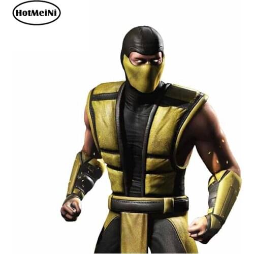 HotMeiNi 13cm x 10.6cm for Arcade Mortal Combat Car Stickers Windows RV Waterproof Decal Cartoon Refrigerator Anime Decoration