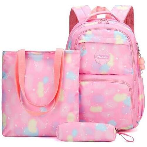 New 2021 Fashion Backpacks School Children Schoolbags For Girls Primary School Book Bag Mochila School Bag Princess Backpack Set