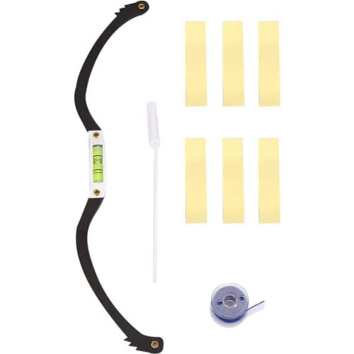 Eyebrow Line Marker Ruler Aluminum Alloy Brow Mapping String Tool Line Marker Ruler Eyebrow Positioning Line Sponge Measure Tool