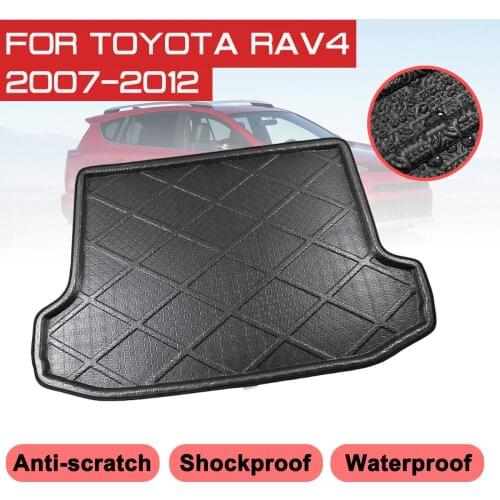 Floor Mats Car Rear Trunk Boot Mat Waterproof Anti Mud Tray Cargo Liner Carpet For Toyota RAV4 2007 2008 2009 2010 2011 2012