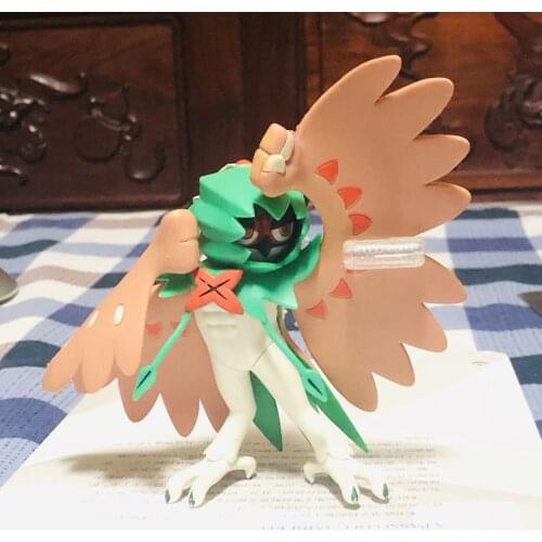 Genuine Grass Type and Ghost Type Pokemon Decidueye Cute Action Figure Model Toys