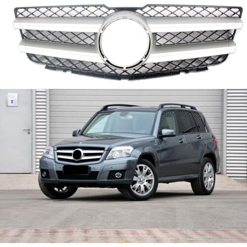 Front Racing Bumper Grille Upper Facelift Grill For Mercedes-Benz X204 GLK Class 2008 2009 2010 2011 2012 GTR
