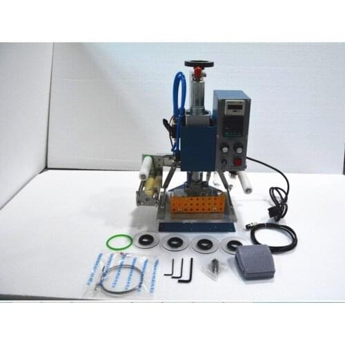 Pneumatic Printing Machine 130*100MM, Printer Leather, Creasing, Hot Foil Stamping Machine Press Marking 220V 400W