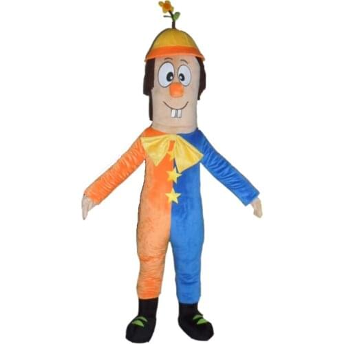 Funny Clown Costume Cosplay Outfits Adult Size Cartoon Mascot costume For Carnival Festival Commercial Dress