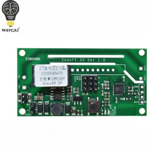 Sonoff SV ITEAD Safe Voltage DC 5-24V WiFi Wireless Switch Module Support Secondary Development Timing IOS/Android APP Control