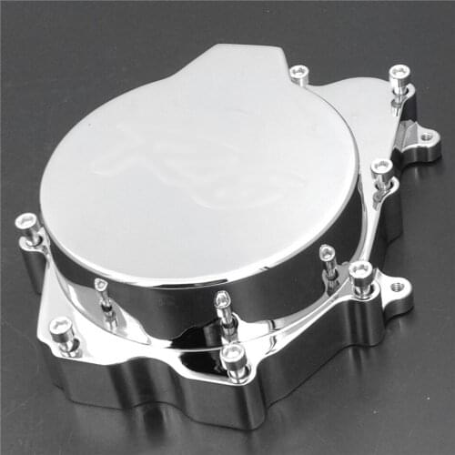Aftermarket free shipping motorcycle parts Engine Stator cover for Yamaha YZF R6 2003-2006 YZF-R6S 03-09 left side CHROMED