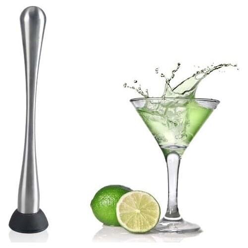 2 PCS Stainless Steel Cocktail Mixer Bar Juice Crusher Lemon Hammer Bartender