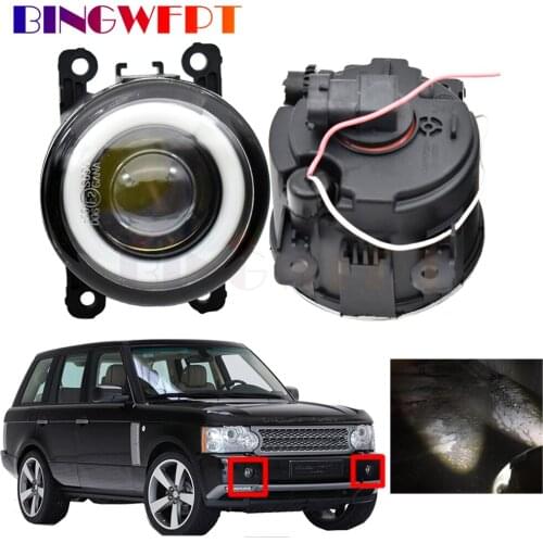 2 Pieces Car Styling LED Fog Light DRL Daytime Running Lamp White For Land Rover Range Rover III SUV (LM) 2009-2012