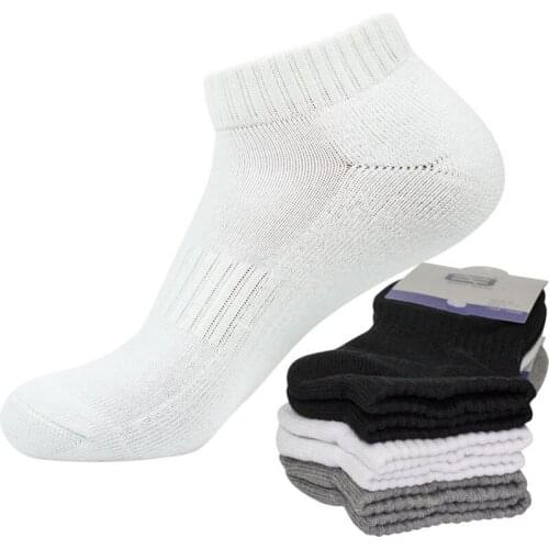 3 Pairs Men Women Whole Towel Terry Winter Warm Ankle Socks Cotton Brief Invisible Thick Socks Shallow Mouth No Show Socks Meias