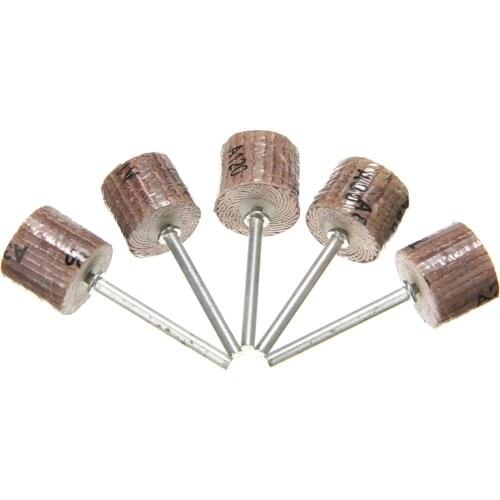 50Pcs Sandpaper Sanding Flap Polishing Disc Set Wheel Sanding Disc 80-600 Grit For Rotary Tools with 5 Connection Rods