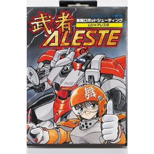 Aleste 16bit MD Game Card For Sega Mega Drive/ Genesis with Retail Box
