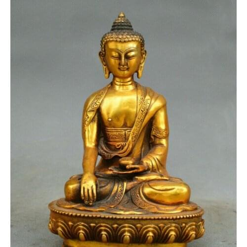 Buddhism Tathagata Buddha Amitabha Sakyamuni Bodhisattva guanyin Bronze Statue