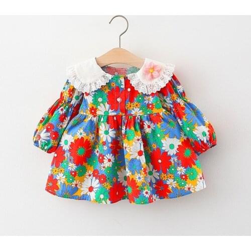 LZH Long Sleeve Childrens Princess Dress For Kids Clothing Girls 2021 Autumn Newborn Baby Dresses New Costume For Infant Dress