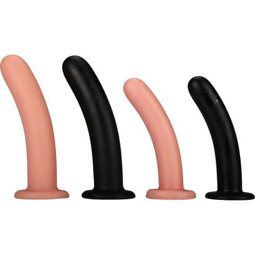 Black Anal Plug With Suction Cup Dildo Masturbation Anus Vaginal Stimulator Butt Plug Adult Anal Sex Toys For Couples Tail Plug
