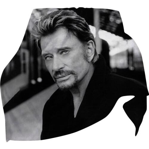 CLOOCL Johnny Hallyday Flannel Blanket 3D Printed Adult Kid Quilt for Bedding Cover Sofa Travel Office Character Throw Blanket