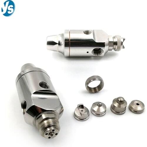 Superior Product YS 1/4" JAU Air-actuated Air Water Mixing Atomizing Nozzle Fan Shaped Spraying Air Atomizing Nozzle