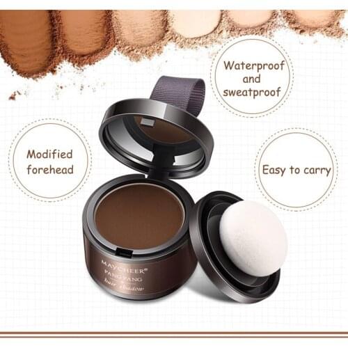 Hairline Shadow Powder 4 Color Quick Hair Repair Puff Filling in Thin Hair MH88