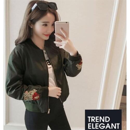 Embroidered Jacket for Women outdoor thin Top female loose short Coat Large size women outwear Jacket trendy spring short Coats
